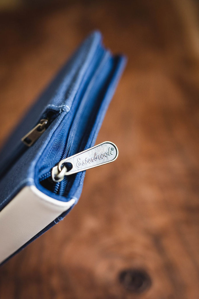 Esterbrook 40pc Zipper Pen Case - Navy - Pen Boutique Ltd