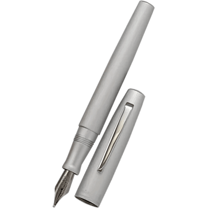 Esterbrook Camden Fountain Pen & Rollerball SET - Silver - Pen Boutique Ltd