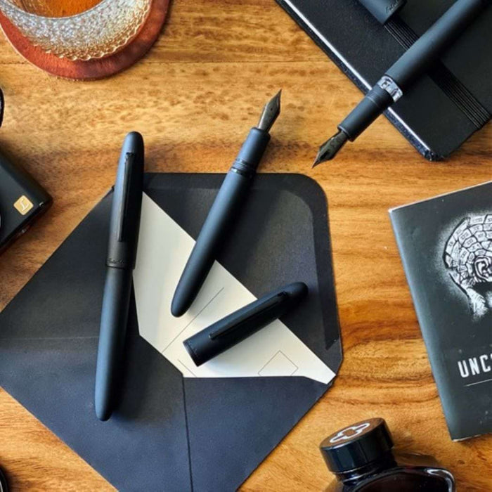 Esterbrook Estie Ballpoint Pen - Raven - Matte Black - Black Trim - Pen Boutique Ltd