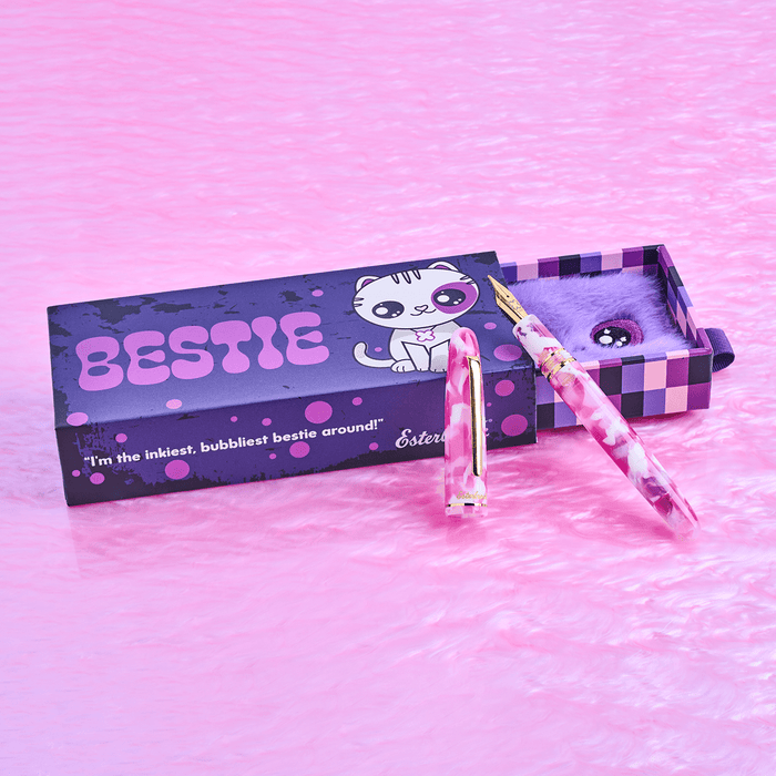 Esterbrook Estie Fountain Pen - Bestie Bubble Gum Pink - Pen Boutique Ltd