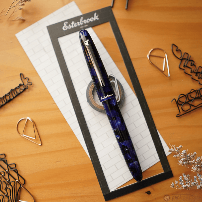 Esterbrook Estie Fountain Pen - Cobalt - Silver Trim - Pen Boutique Ltd