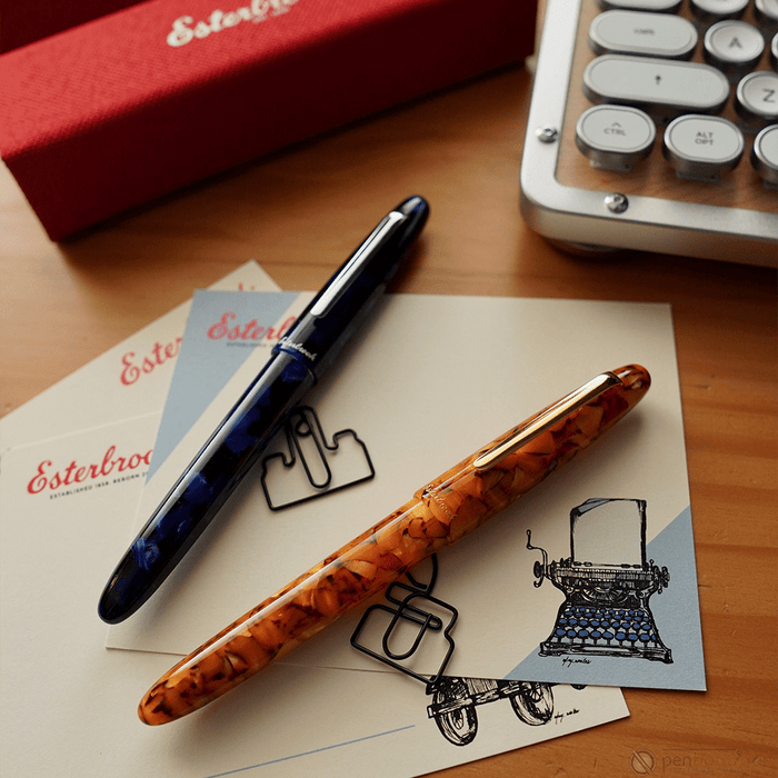 Esterbrook Estie Fountain Pen - Cobalt - Silver Trim - Pen Boutique Ltd
