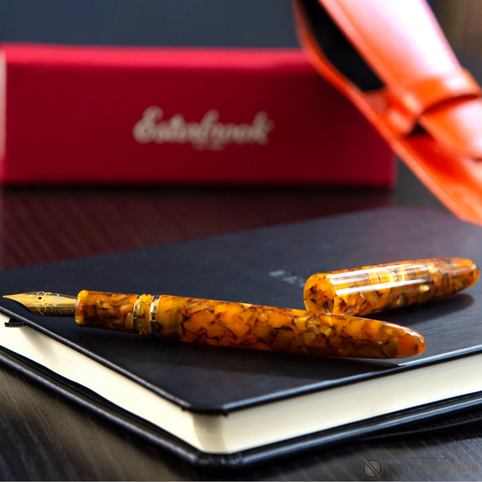 Esterbrook Estie Fountain Pen - Honeycomb - Gold Trim - Pen Boutique Ltd