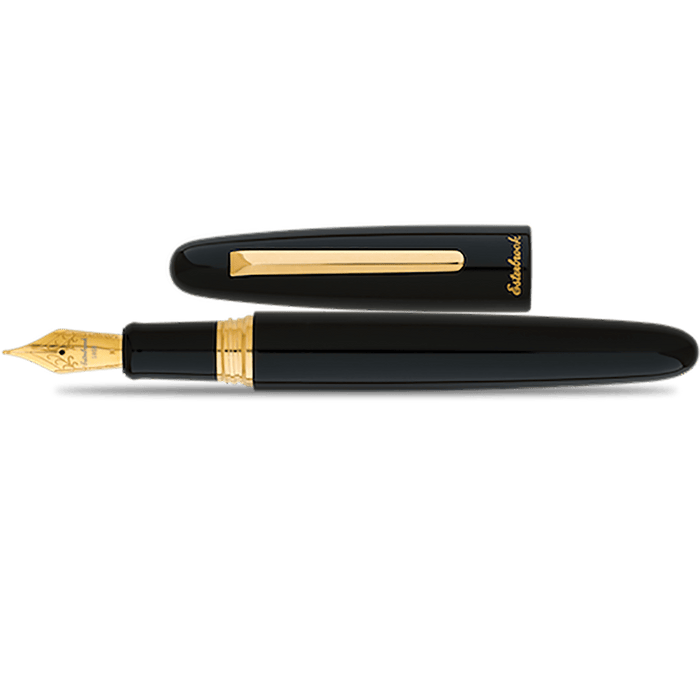 Esterbrook Estie OS Fountain Pen - Ebony - Gold Trim - Pen Boutique Ltd