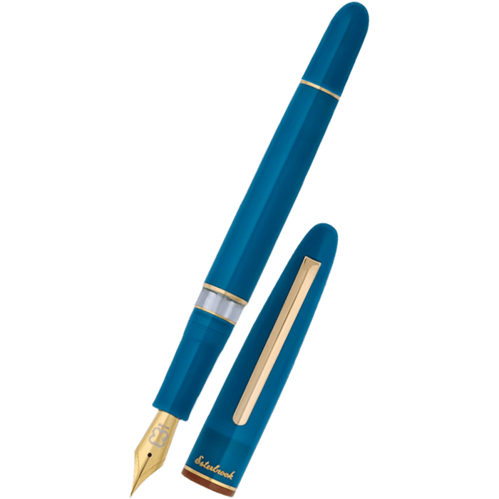 Esterbrook Estie Piston Filler Fountain Pen - Back to the Lands Funky Lake - Gold Trim (Seasonal) - Pen Boutique Ltd