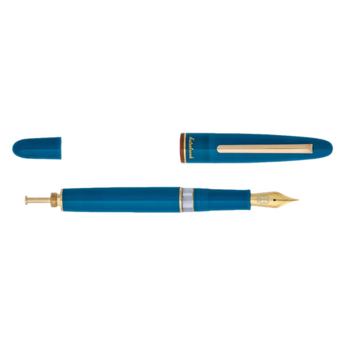 Esterbrook Estie Piston Filler Fountain Pen - Back to the Lands Funky Lake - Gold Trim (Seasonal) - Pen Boutique Ltd