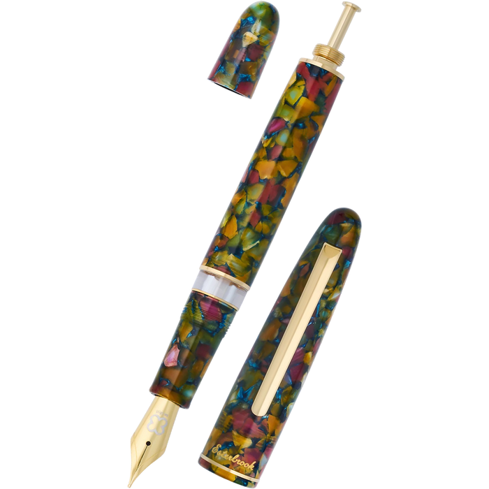 Esterbrook Estie Piston Filler Fountain Pen - Botanical Gardens - Gold Trim - Pen Boutique Ltd