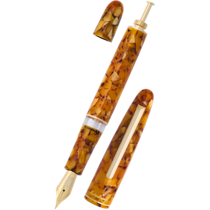 Esterbrook Estie Piston Filler Fountain Pen - Honeycomb - Gold Trim - Pen Boutique Ltd