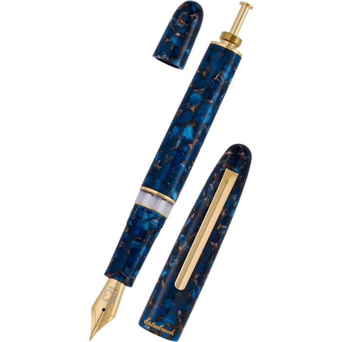 Esterbrook Estie Piston Filler Fountain Pen - Nouveau Bleu - Gold Trim - Pen Boutique Ltd