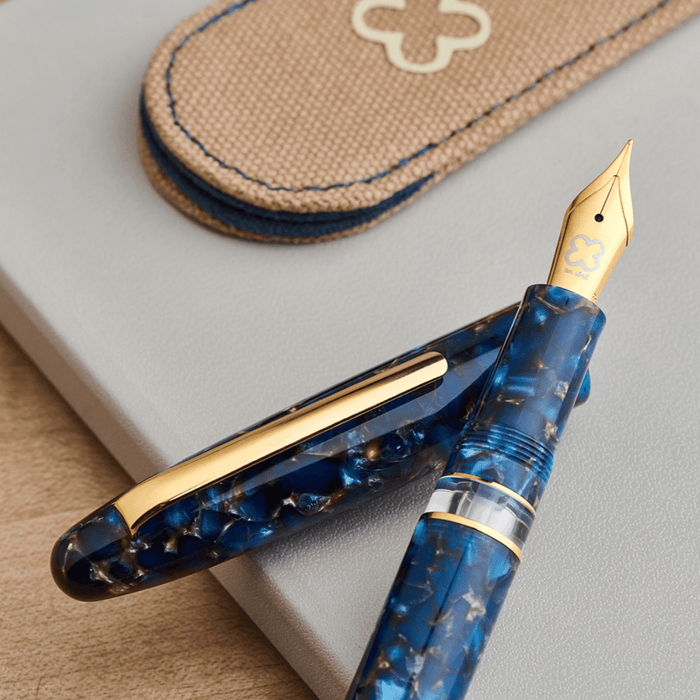 Esterbrook Estie Piston Filler Fountain Pen - Nouveau Bleu - Gold Trim - Pen Boutique Ltd