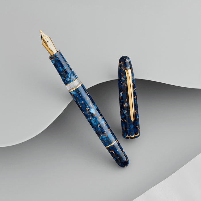 Esterbrook Estie Piston Filler Fountain Pen - Nouveau Bleu - Gold Trim - Pen Boutique Ltd