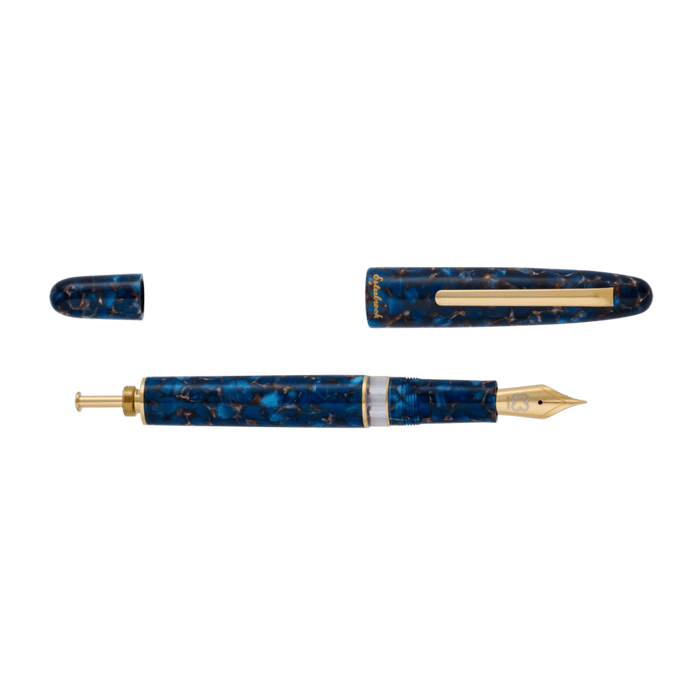 Esterbrook Estie Piston Filler Fountain Pen - Nouveau Bleu - Gold Trim - Pen Boutique Ltd