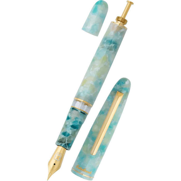 Esterbrook Estie Piston Filler Fountain Pen - Sea Glass - Gold Trim - Pen Boutique Ltd
