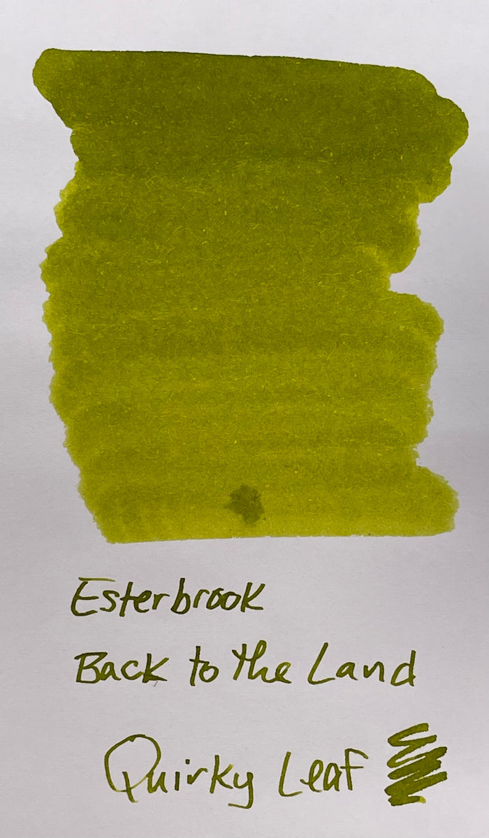 Esterbrook Ink Bottle - Back to the Lands - Quirky Leaf - 30ml - Pen Boutique Ltd