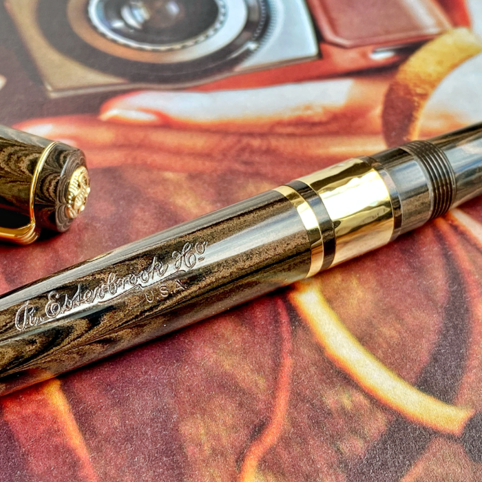 Esterbrook Model J Fountain Pen - Ebonite - Antique Rose - Pen Boutique Ltd