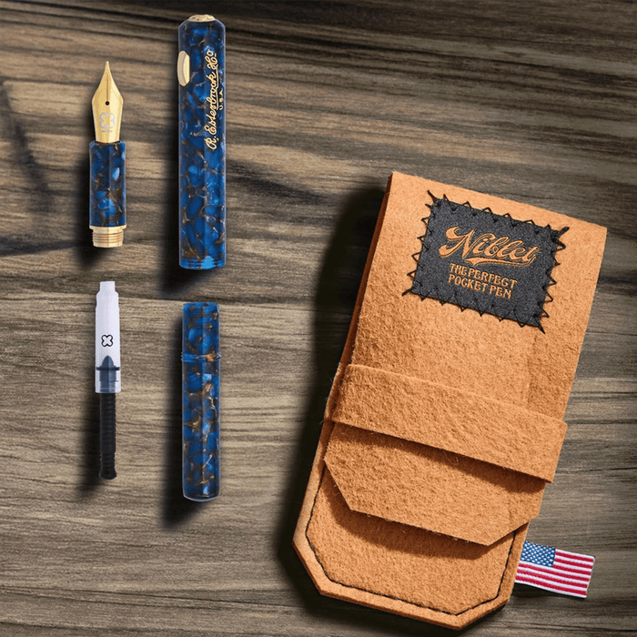 Esterbrook Niblet Fountain Pen - Nouveau Bleu - Gold Trim - Pen Boutique Ltd