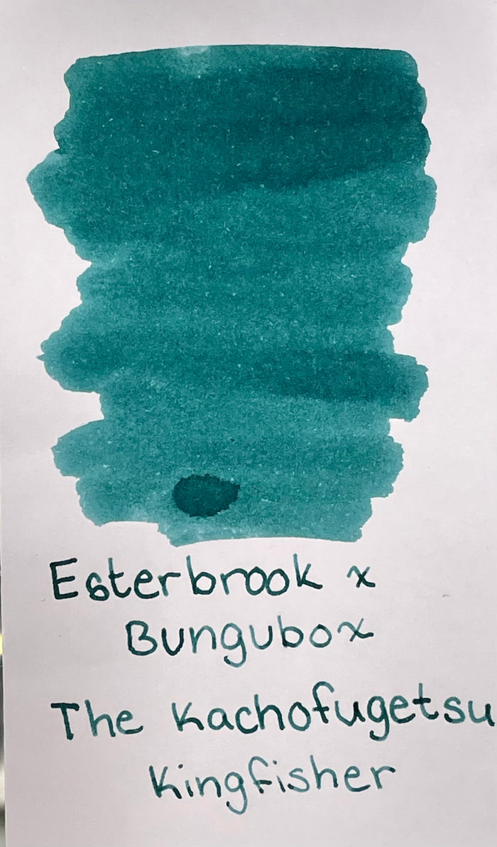 Esterbrook x BUNGUBOX Ink Bottle - The Kachofugetsu Kingfisher - Pen Boutique Ltd