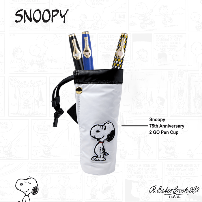 Esterbrook x Peanuts 6 Pen Holder - 2GO Cup - FRIENDS Snoopy (75th Anniversary) Special Edition - Pen Boutique Ltd