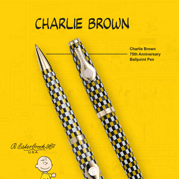 Esterbrook x Peanuts Estie Ballpoint Pen - FRIENDS Charlie Brown (75th Anniversary) - Pen Boutique Ltd