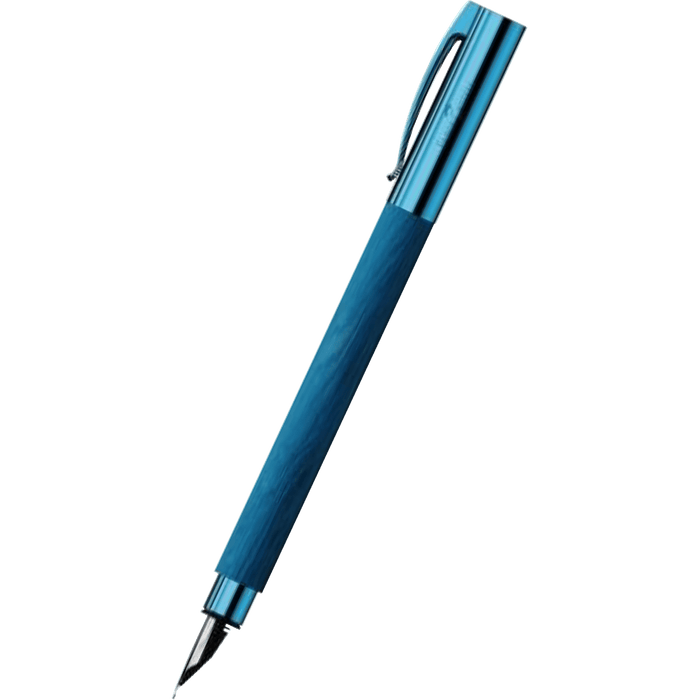 Faber - Castell Ambition Fountain Pen - Blue Wood - Pen Boutique Ltd