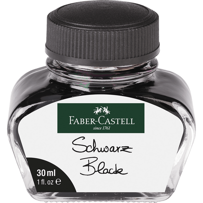 Faber-Castell Black 30ml Ink Bottle - Pen Boutique Ltd