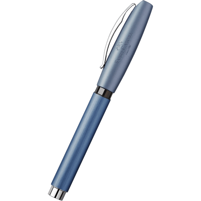 Faber - Castell Essentio Rollerball Pen - Aluminium Blue - Pen Boutique Ltd