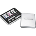 Faber-Castell Grip 2011 Calligraphy Gift Tin - Silver - Pen Boutique Ltd