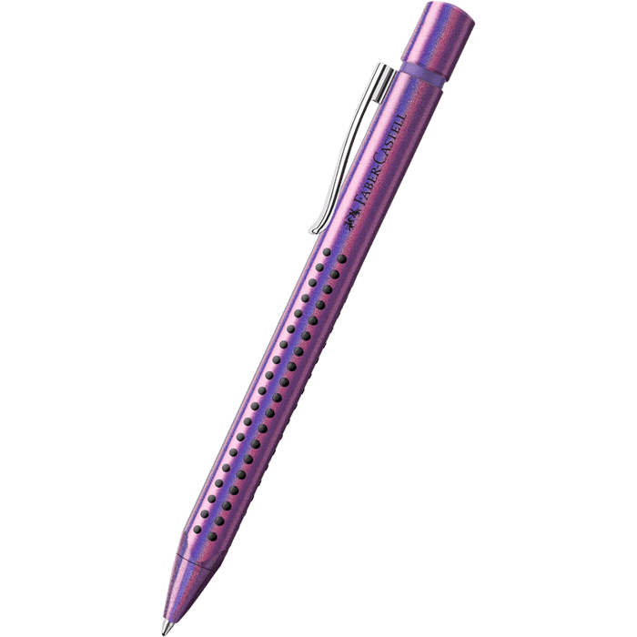 Faber - Castell Grip Ballpoint Pen - Glam Edition - Violet - Pen Boutique Ltd