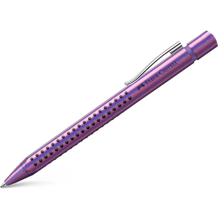 Faber - Castell Grip Ballpoint Pen - Glam Edition - Violet - Pen Boutique Ltd
