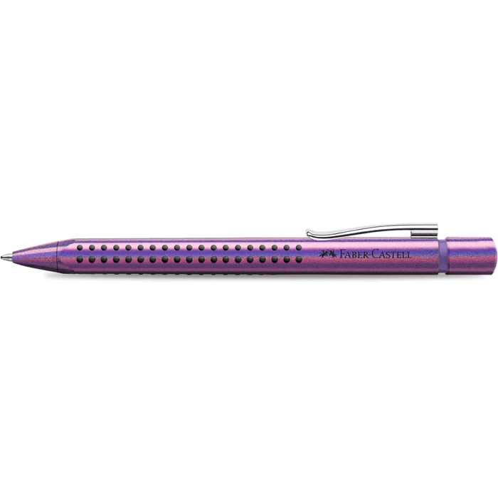 Faber - Castell Grip Ballpoint Pen - Glam Edition - Violet - Pen Boutique Ltd