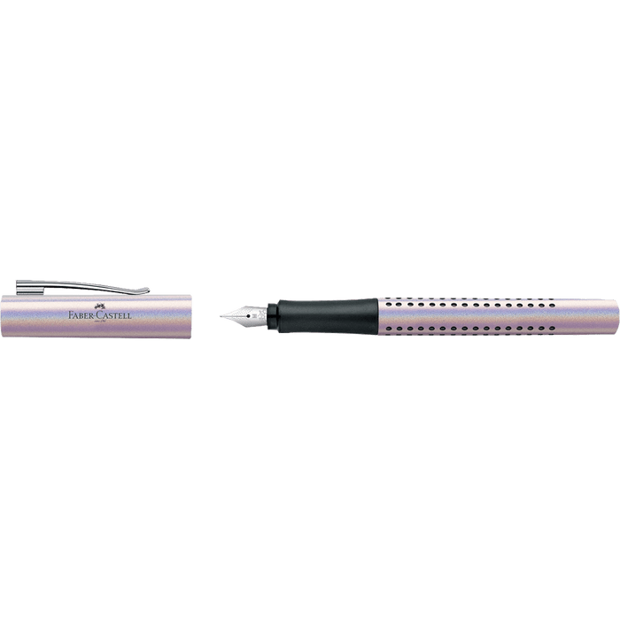 Faber - Castell Grip Fountain Pen - Glam Edition - Pearl - Pen Boutique Ltd