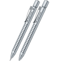 Faber - Castell Grip Gift Set - Silver - Pen Boutique Ltd