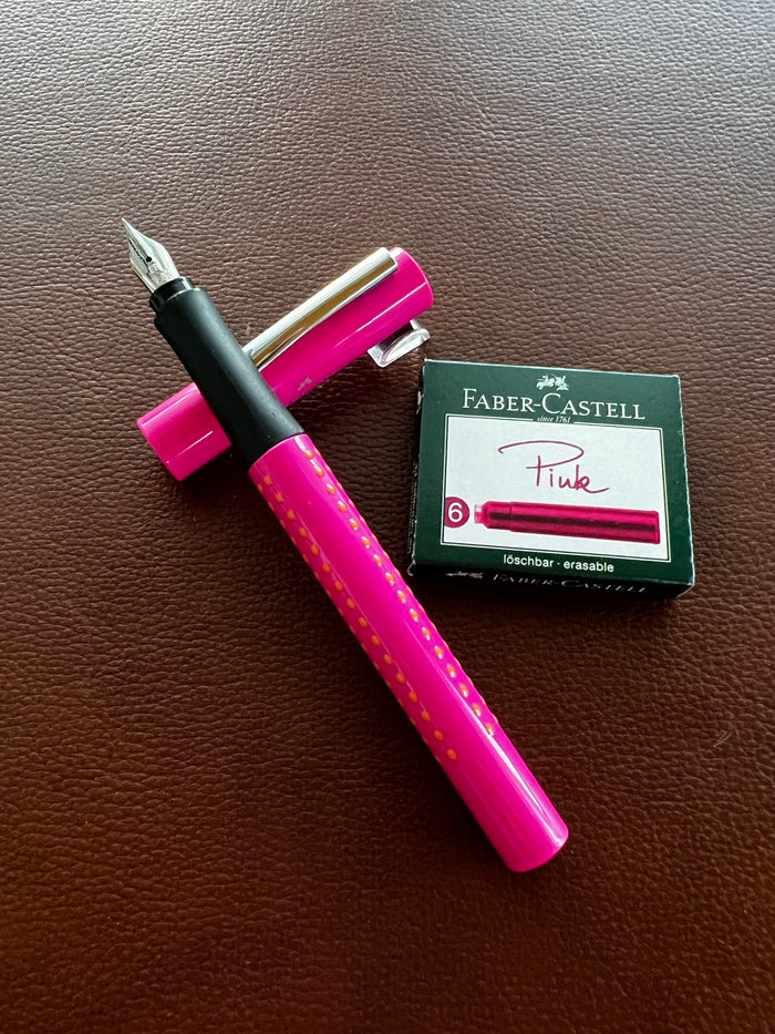 Faber - Castell Grip Set - Pink - Extra Fine - Pen Boutique Ltd