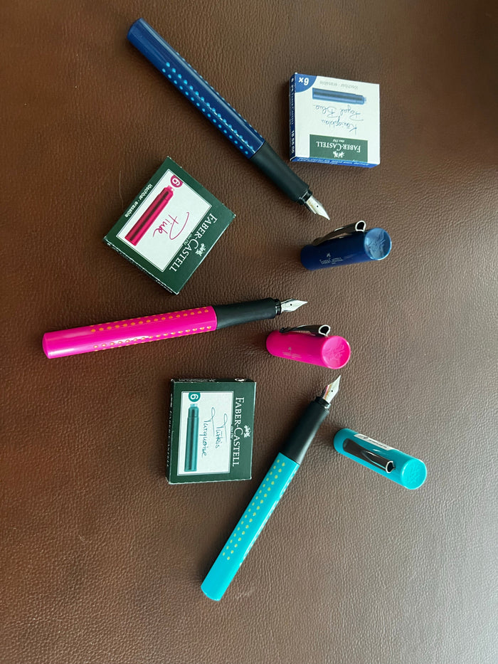 Faber - Castell Grip Set - Pink - Extra Fine - Pen Boutique Ltd