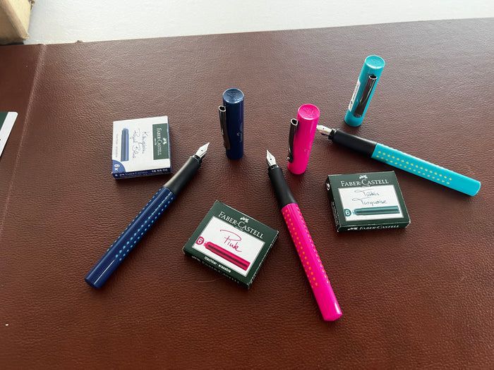 Faber - Castell Grip Set - Pink - Extra Fine - Pen Boutique Ltd