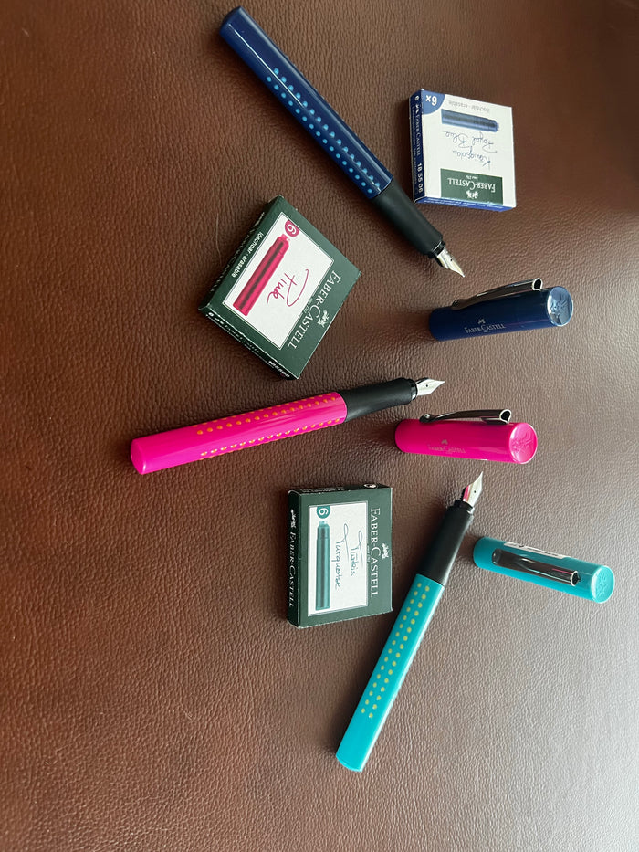 Faber - Castell Grip Set - Pink - Extra Fine - Pen Boutique Ltd