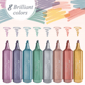 Faber - Castell Metallic Highlighter Textliner - Metallic Colors - Box of 8 - Pen Boutique Ltd
