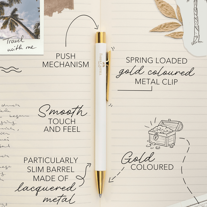 Faber - Castell NEO Slim Ballpoint Pen - Marshmallow (Limited Edition) - Pen Boutique Ltd