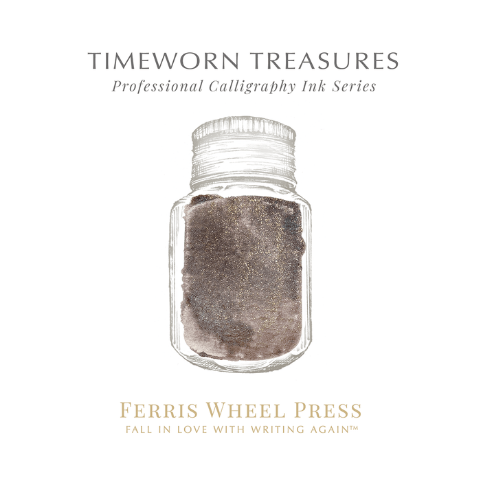 Ferris Wheel Press Calligraphy Ink Bottle - Timeworn Treasures - 28ml - Pen Boutique Ltd