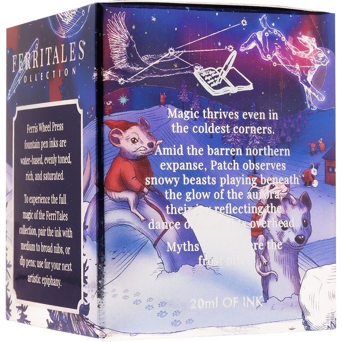 Ferris Wheel Press FerriTales Bestiary Ink Bottle Ink Bottle - Furry Frostbites - 85ml - Pen Boutique Ltd
