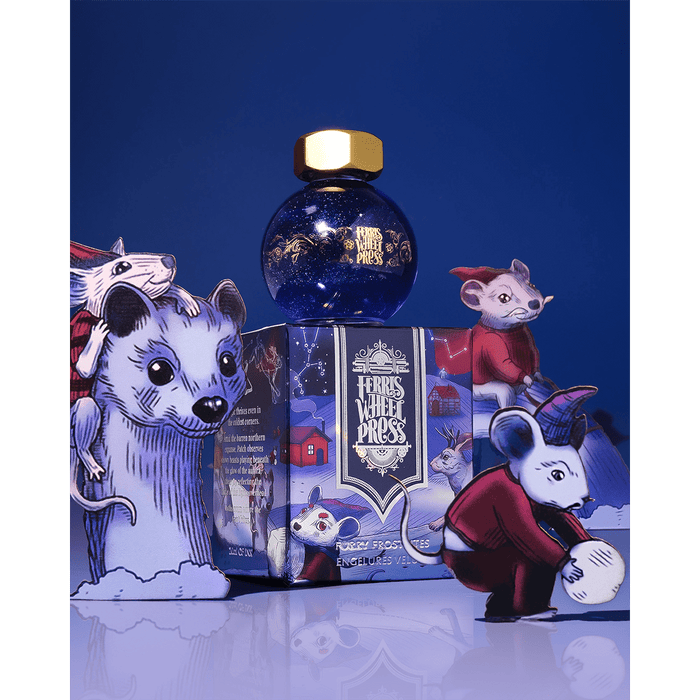 Ferris Wheel Press FerriTales Bestiary Ink Bottle Ink Bottle - Furry Frostbites - 85ml - Pen Boutique Ltd