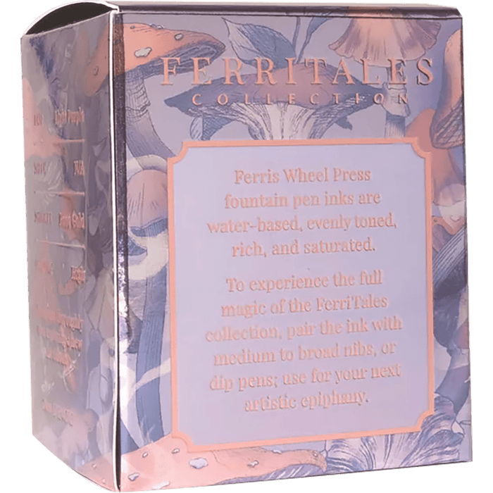 Ferris Wheel Press FerriTales Ink Bottle - Down the Rabbit Hole Blushing Mushroom - 20ml - Pen Boutique Ltd