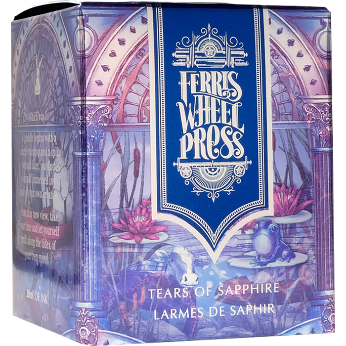 Ferris Wheel Press FerriTales Ink Bottle - Down the Rabbit Hole Tears of Sapphire - 20ml - Pen Boutique Ltd