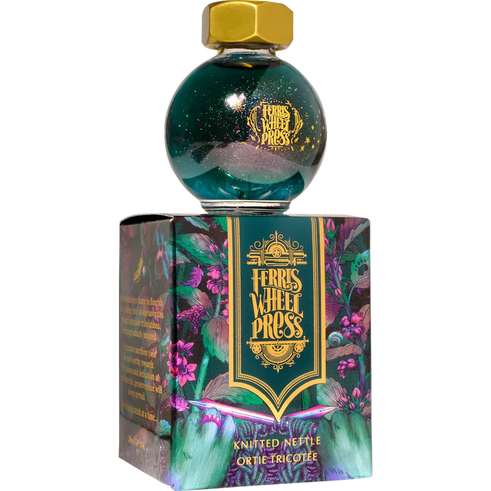 Ferris Wheel Press FerriTales Ink Bottle - The Wild Swans Knitted Nettle - 20ml - Pen Boutique Ltd