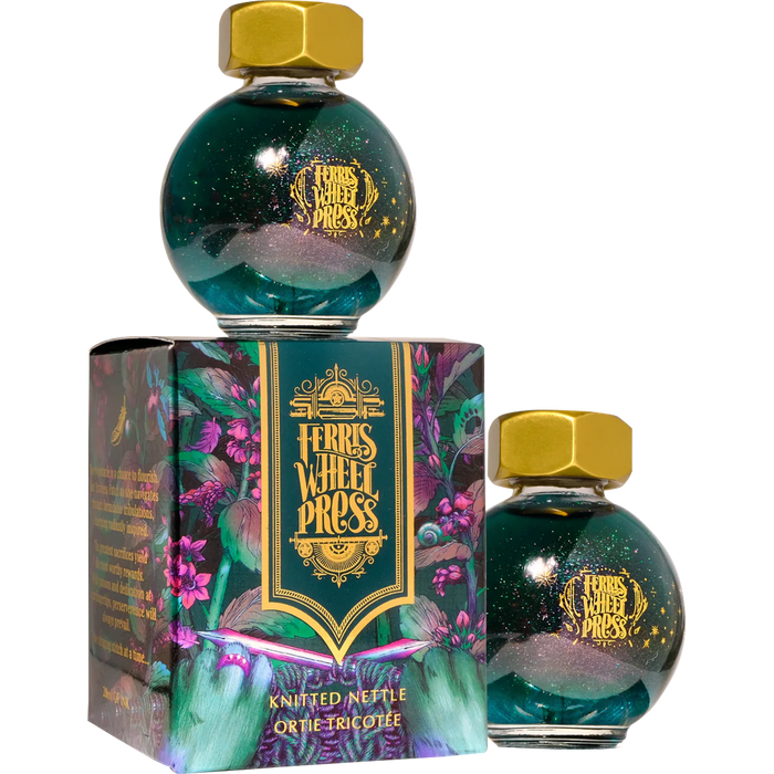Ferris Wheel Press FerriTales Ink Bottle - The Wild Swans Knitted Nettle - 20ml - Pen Boutique Ltd