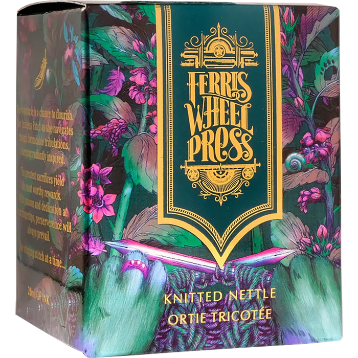 Ferris Wheel Press FerriTales Ink Bottle - The Wild Swans Knitted Nettle - 20ml - Pen Boutique Ltd