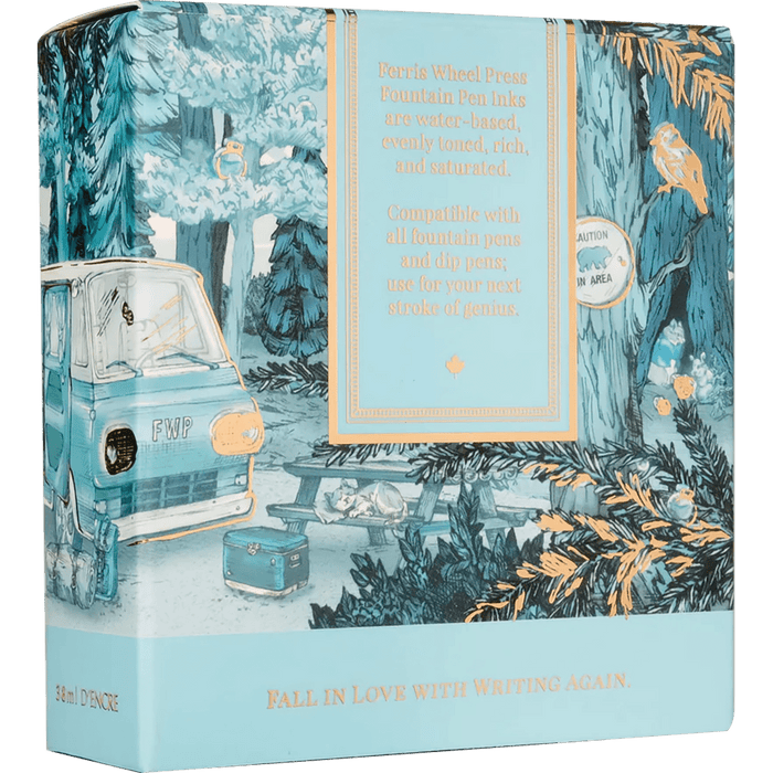 Ferris Wheel Press Ink Bottle - Blue Yosemite Falls - 38ml - Pen Boutique Ltd