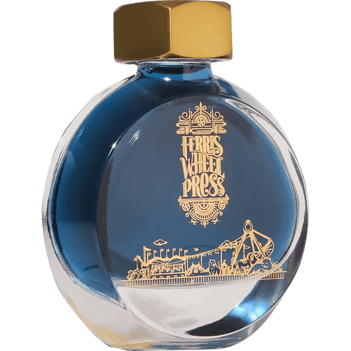 Ferris Wheel Press Ink Bottle - Bluebell Brushstrokes  - 38ml - Pen Boutique Ltd