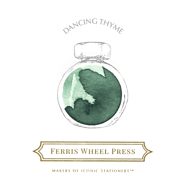 Ferris Wheel Press Ink Bottle - Dancing Thyme  - 38ml - Pen Boutique Ltd