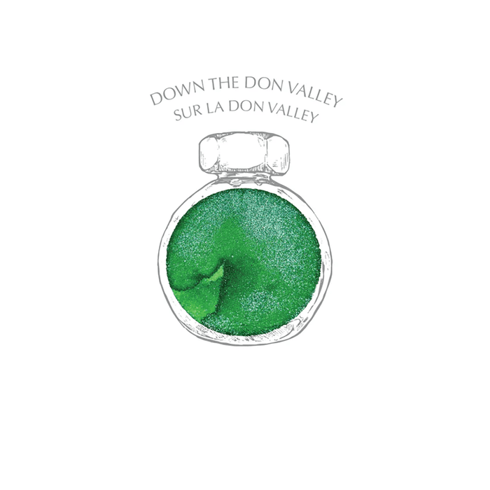 Ferris Wheel Press Ink Bottle - Down the Don Valley - 38ml - Pen Boutique Ltd